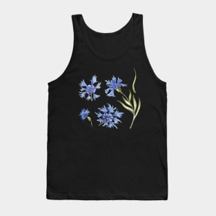 set of blue flowers_2 Tank Top